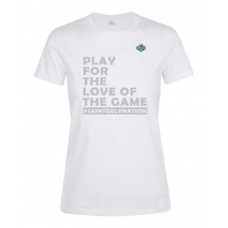 T-shirt coton femme Play for the love of the game