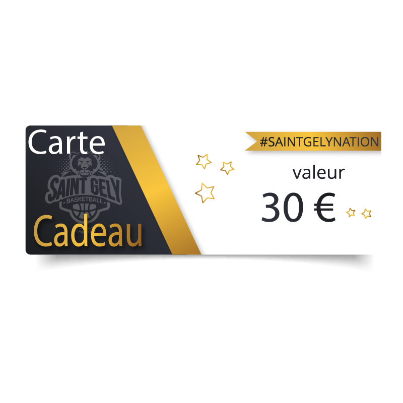 Carte Cadeaux 30€