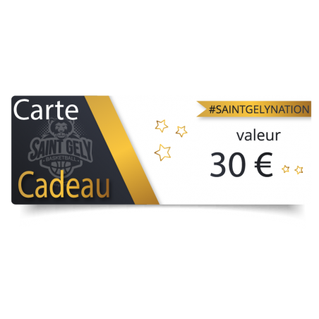 Carte Cadeaux 30€